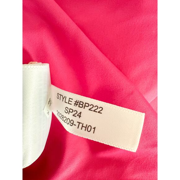 J. Crew | NWT | Ruched ruffle one-piece swimsuit in Radiant Fuchsia | Sz 8 - Picture 7 of 12